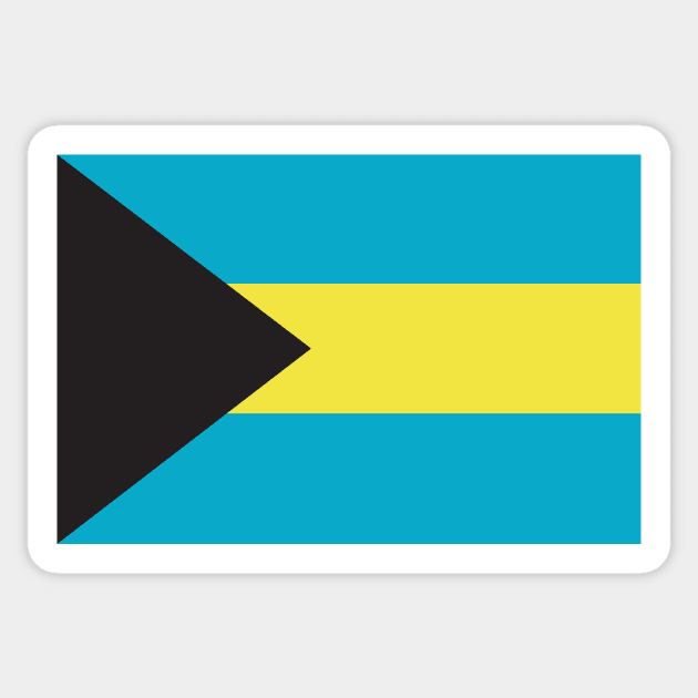 Bahamas National Flag Sticker by IslandConcepts